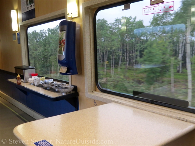 The dining car