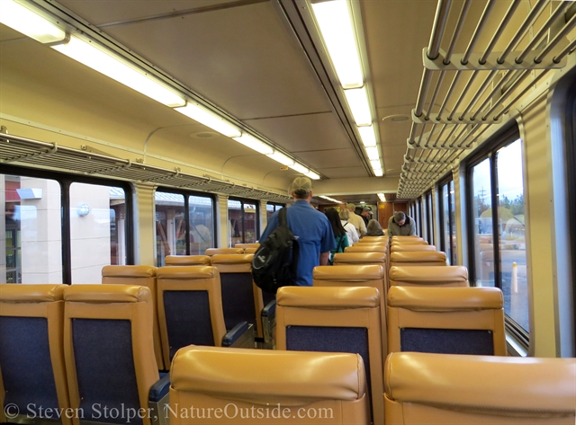 passengers boarding train