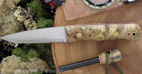 woodlore style bushcraft knife