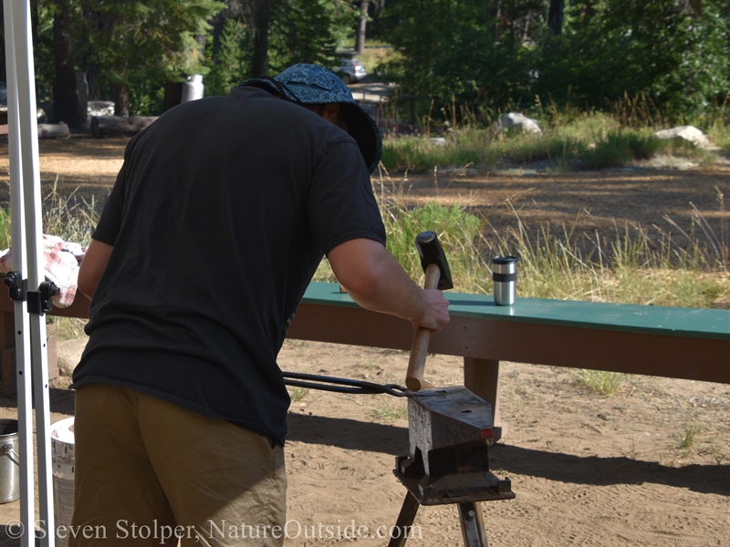 flattening knife blade